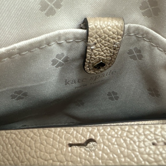 Kate Spade, NWOT, Taupe Margaux Mini Satchel with Shoulder Strap and Dust Bag. - Picture 10 of 10